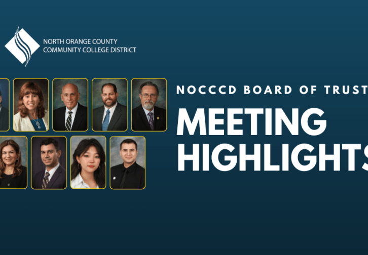Board of Trustees North Orange County Community College District